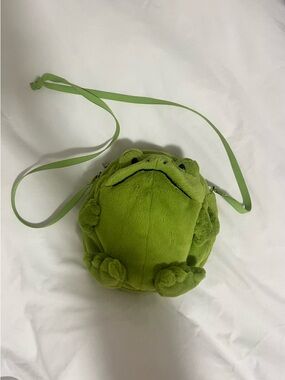 Jellycat Green Frog Crossbody Bag
